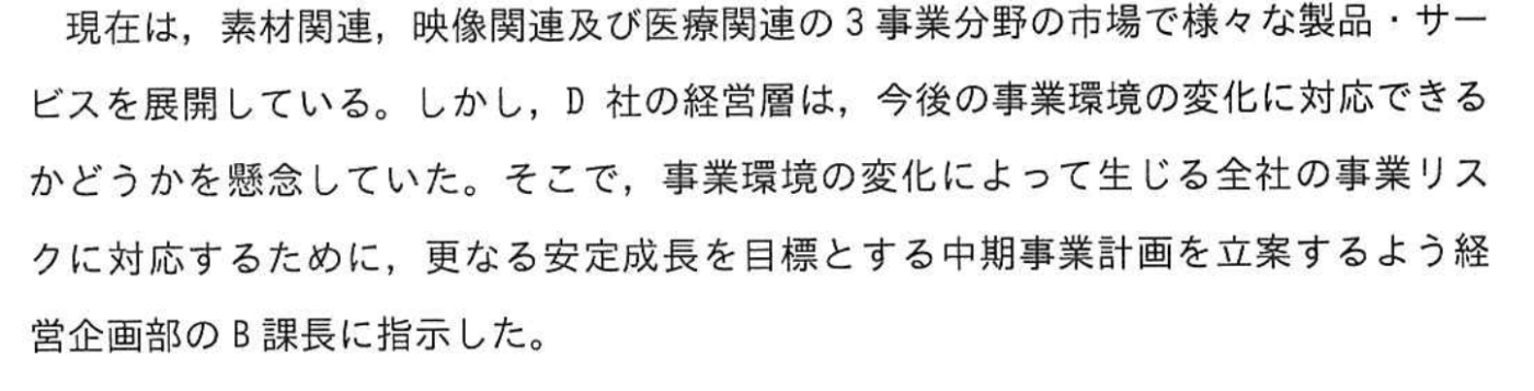 経営の懸念