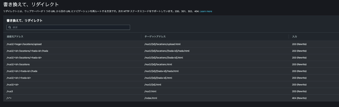 動作確認してた時の最終形の設定値