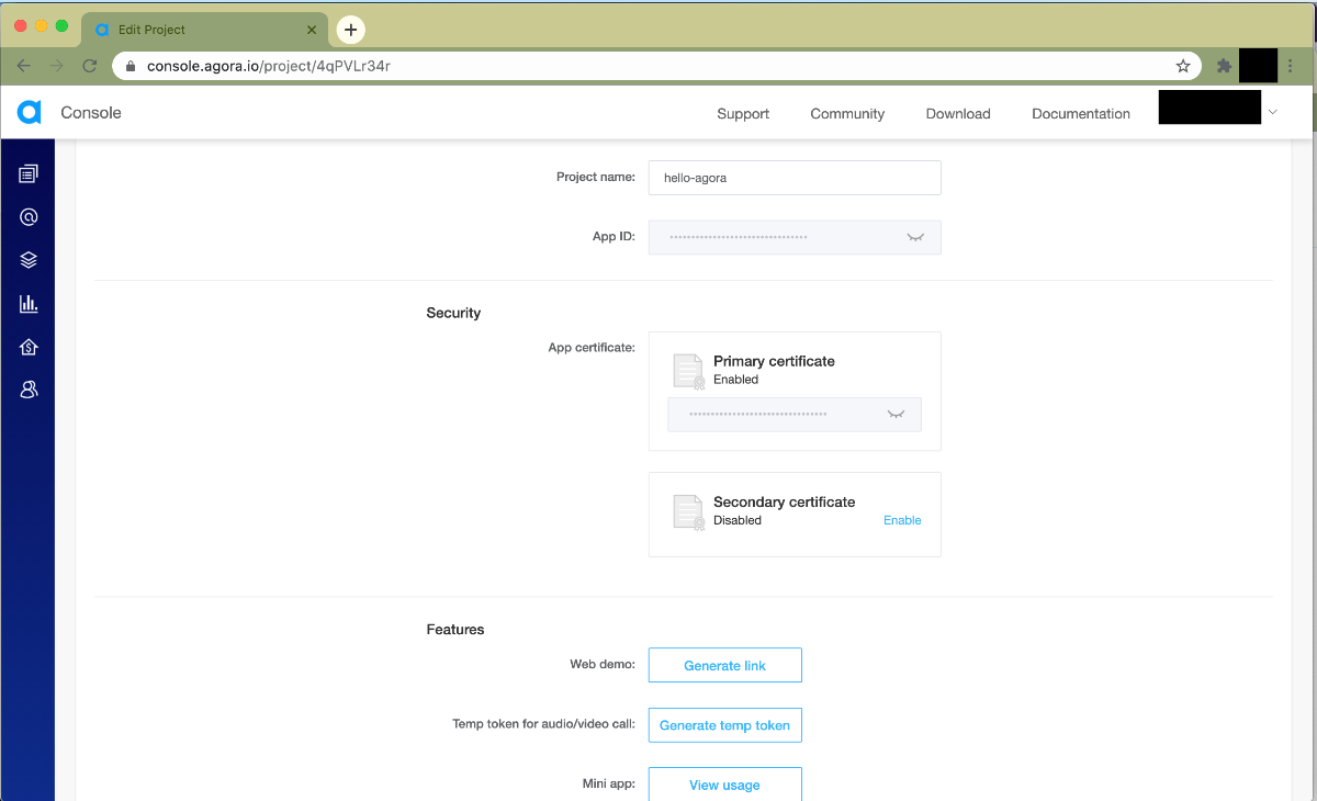 agora-project-config