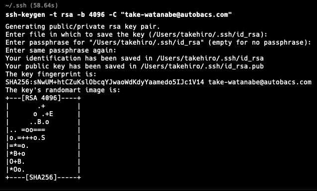 SSHと公開鍵認証｜GitとGitHubの環境構築