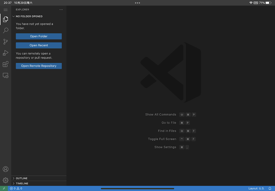 ipad-vscode-server