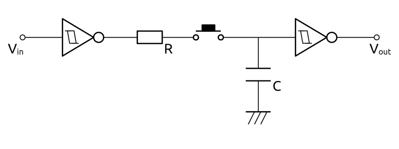 サンプル・ホールド回路の回路図