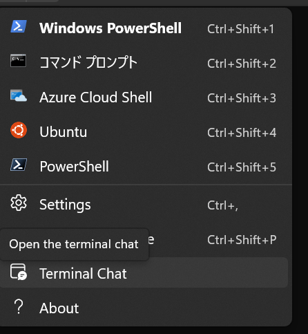 Terminal chat