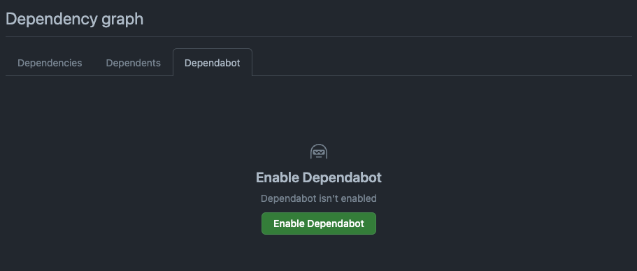 Enable Dependabot