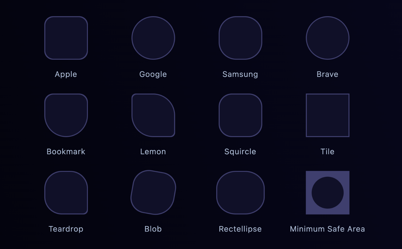 Maskable icons