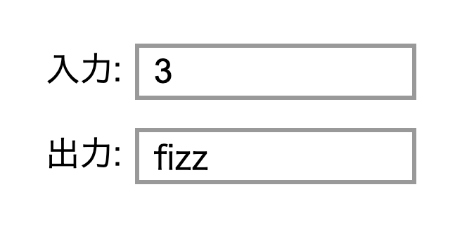 入力と出力をともなう UI
