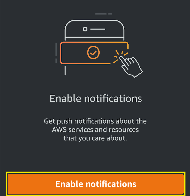 AWS User Notificationsを利用してAWS Console Mobile Appへ通知を行う