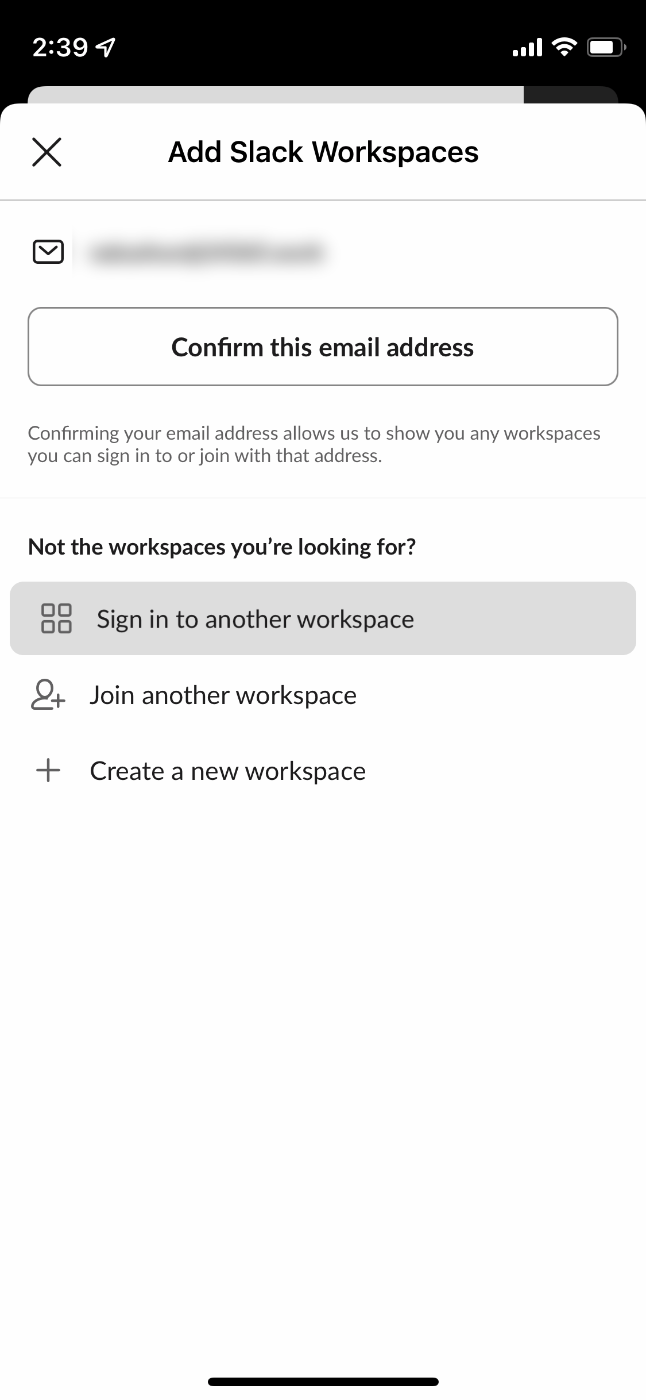 Add Slack Workspaces