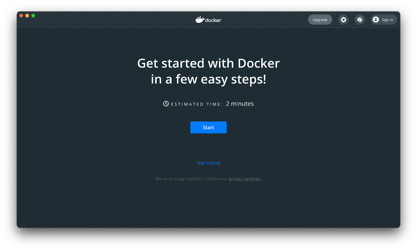 Docker 導入完了