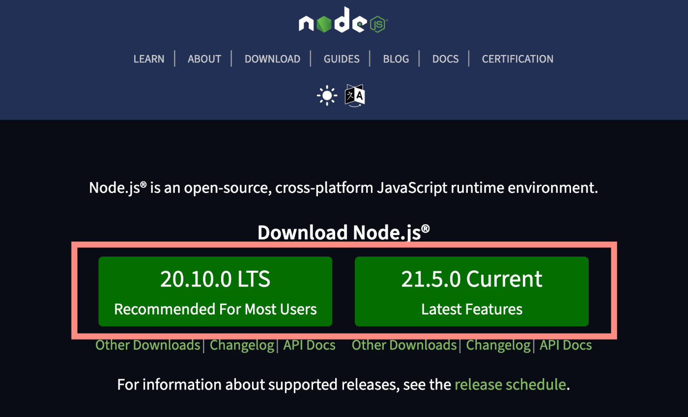 Node.jsのサイト