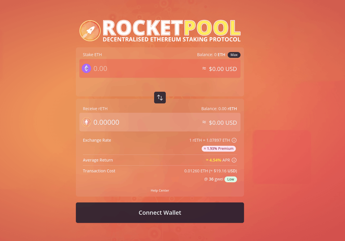 https://stake.rocketpool.net