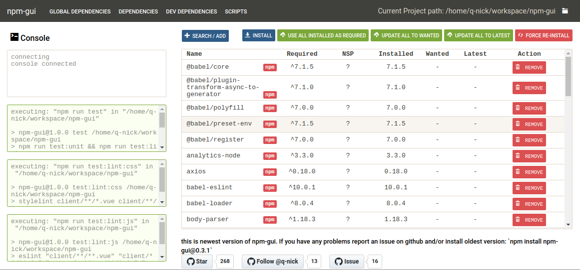 q-nick/npm-gui