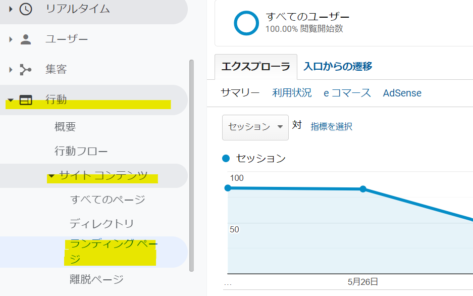 ランディングページ