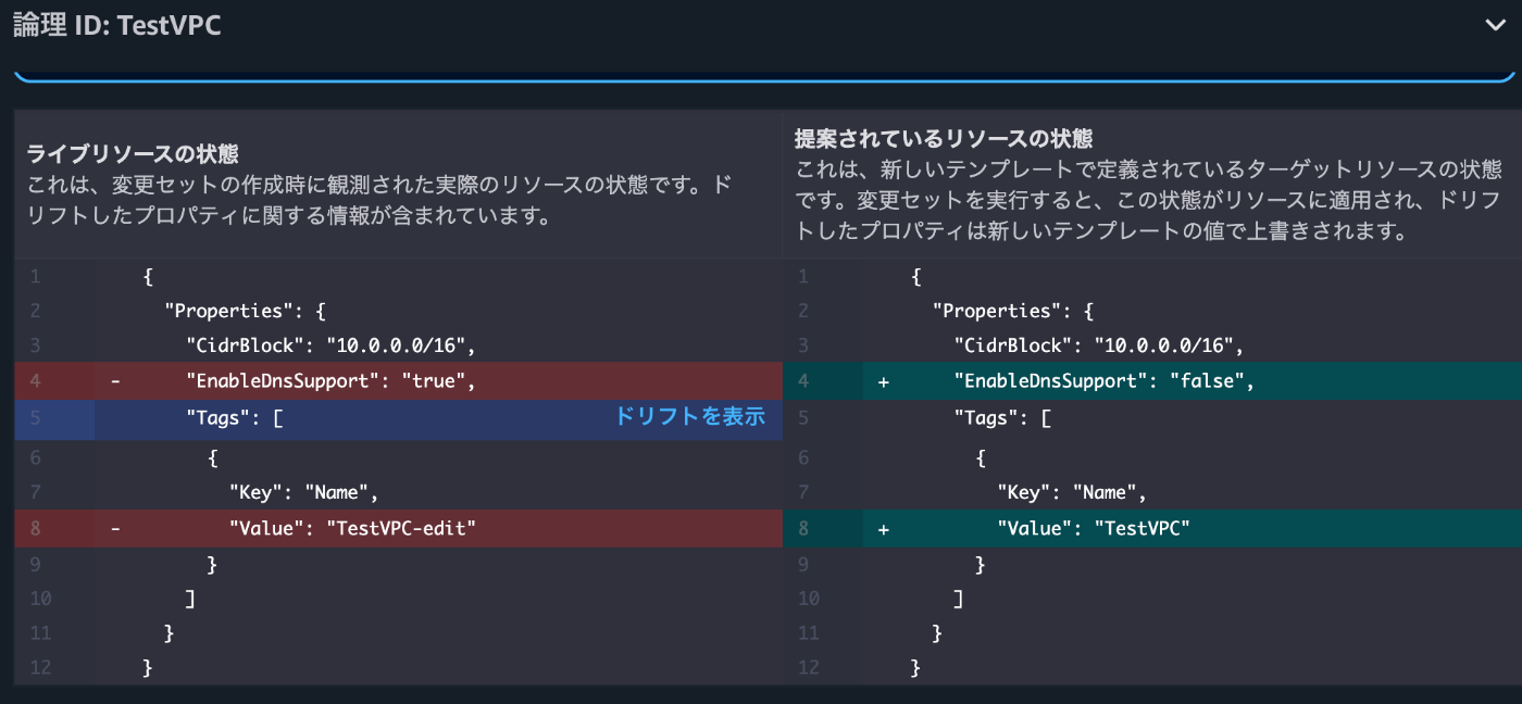 ドリフト対応変更セット