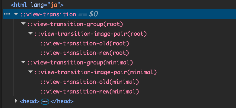 View Transition Api View Transitions APIを触る