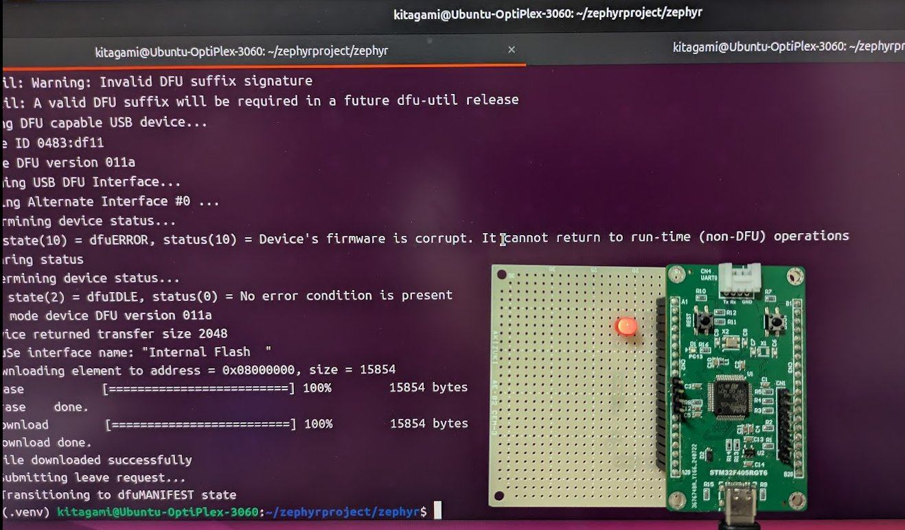 自作基板でZephyr RTOS でLチカできた話(タイトル詐称) 自作基板でZephyr RTOS でLチカできた話(タイトル詐称)