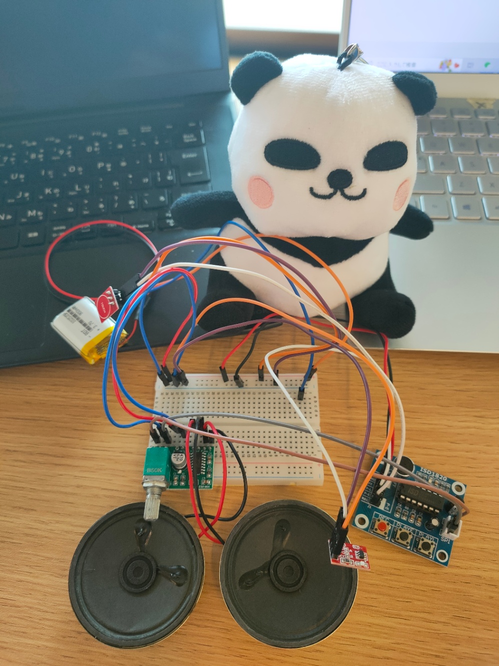 しゃべぐるみ制作 その6(音声録音再生モジュール+デジタル しゃべぐるみ制作 その6(音声録音再生モジュール+デジタル