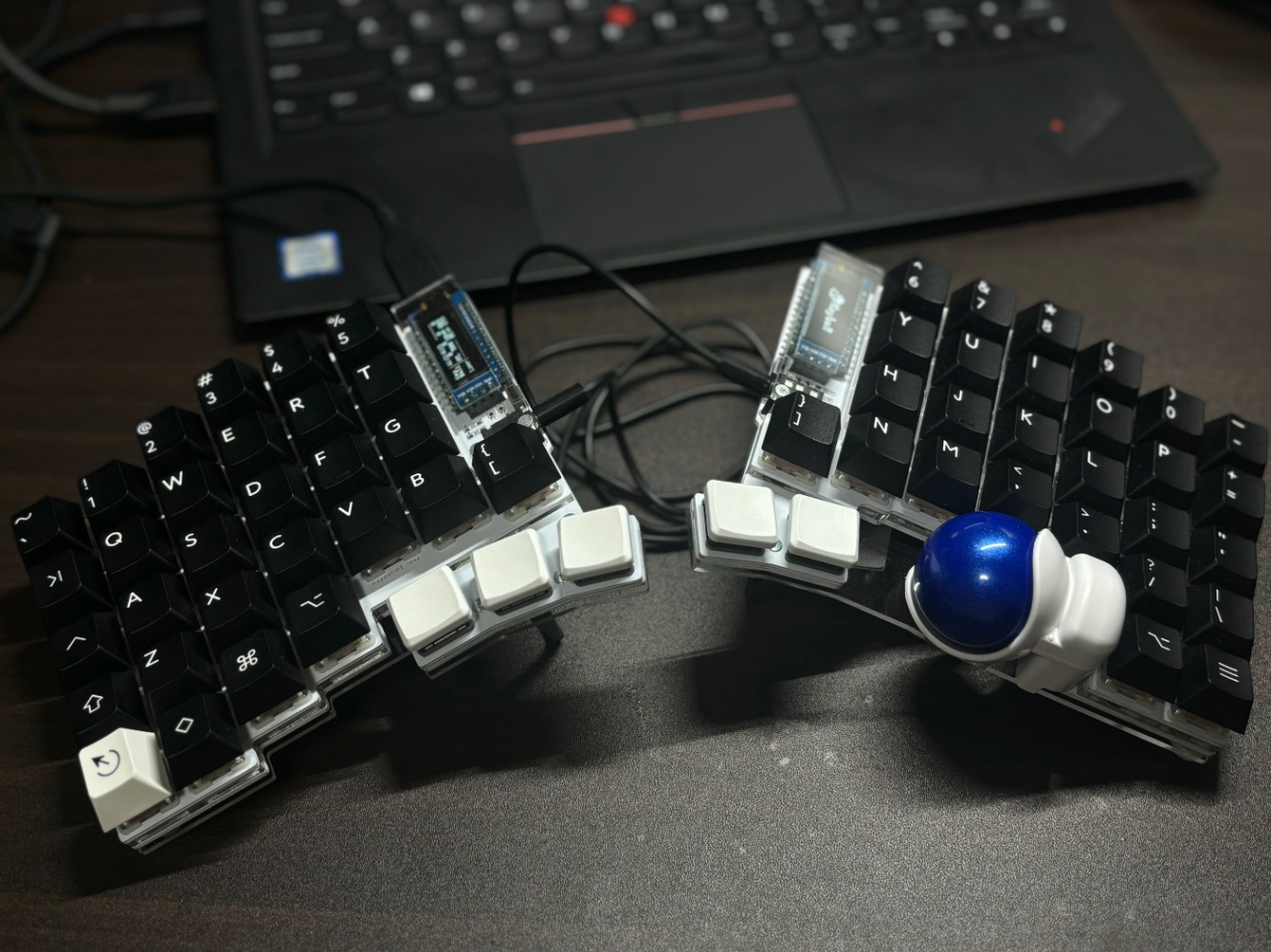 Keyball61 完成済み 黒 無刻印(真っ黒なKeyballをつくりたい① Keyball61 完成済み 黒 無刻印(真っ黒なKeyballをつくりたい①
