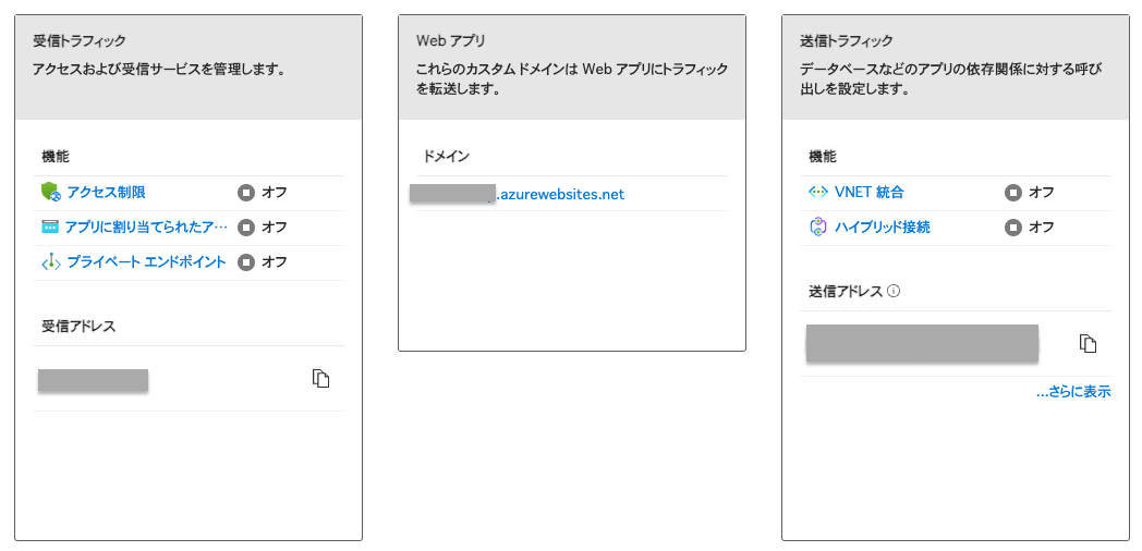 AppServiceポータル画面