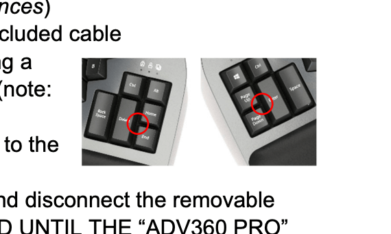 Kinesis Advantage 360 Pro 初期Mac設定 Kinesis Advantage 360 Pro 初期Mac設定