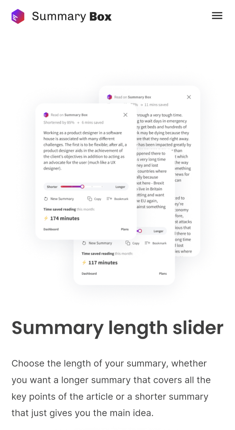 AIによる要約アプリの情報粒度