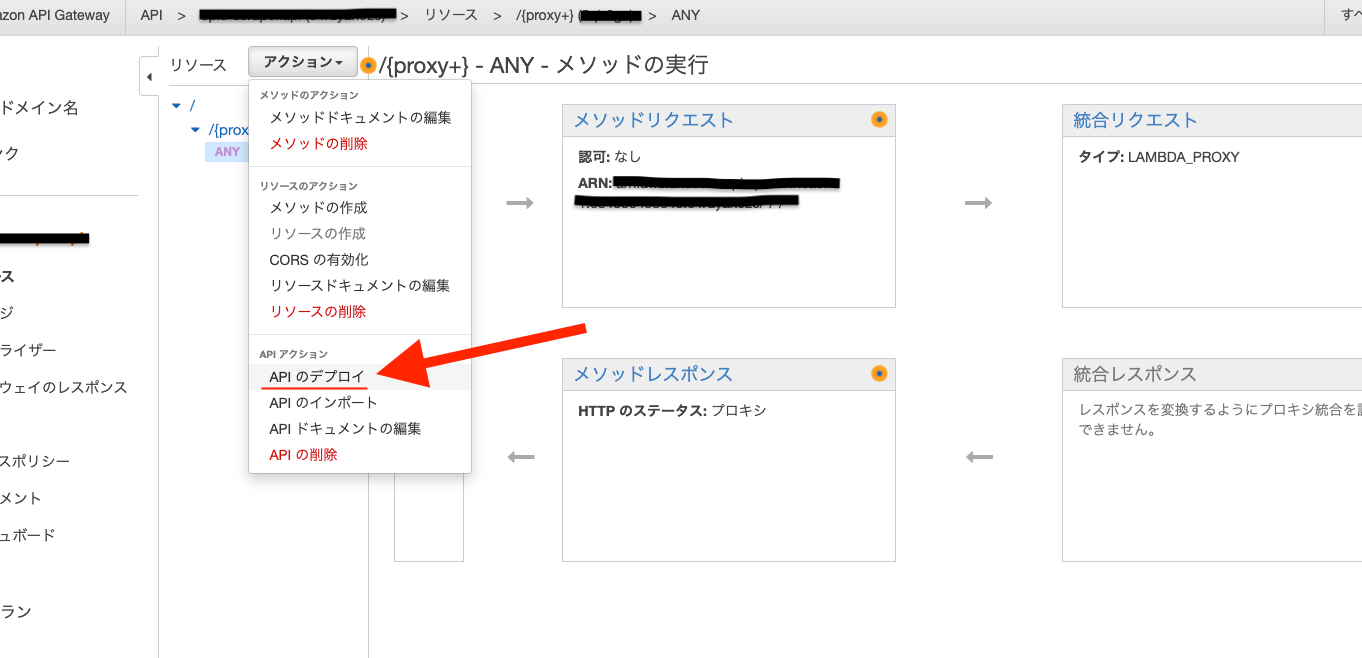 【AWS】LambdaのトリガーにAPI Gateway(REST API)を追加する設定手順