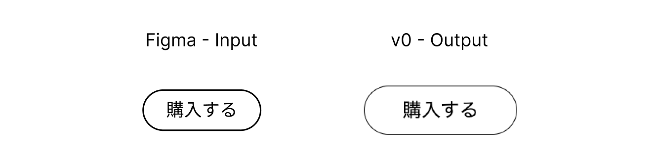 丸みの大きいUIの再現