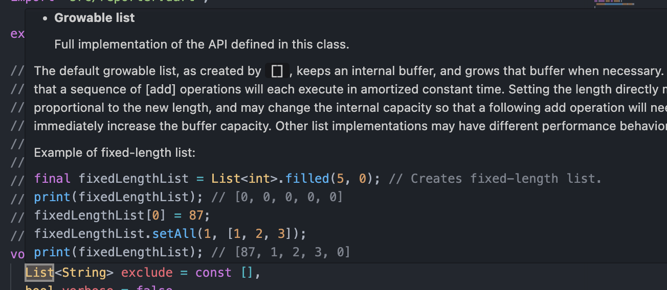 Dart のドキュメント内のコードを静的解析するツールを開発しました。