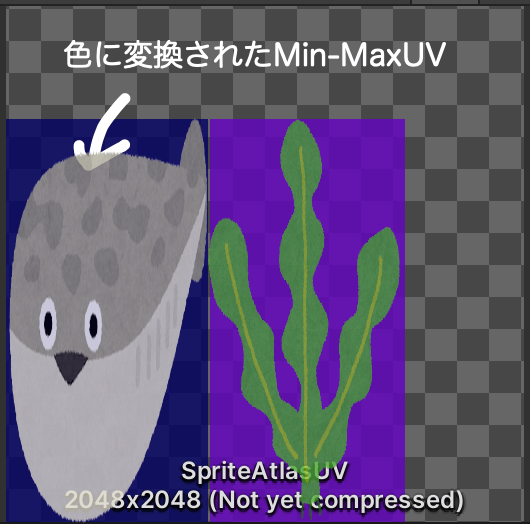 画像とUVの対応関係