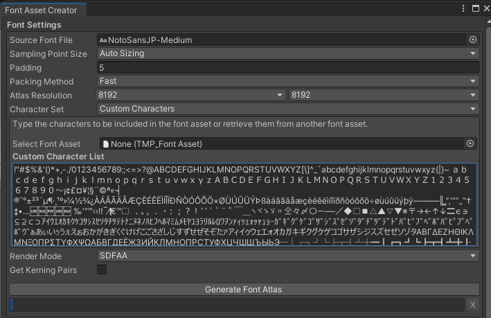Unity] Text Mesh Proで日本語を表示する方法