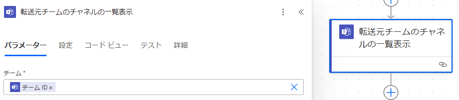 チャネルの一覧表示の画像