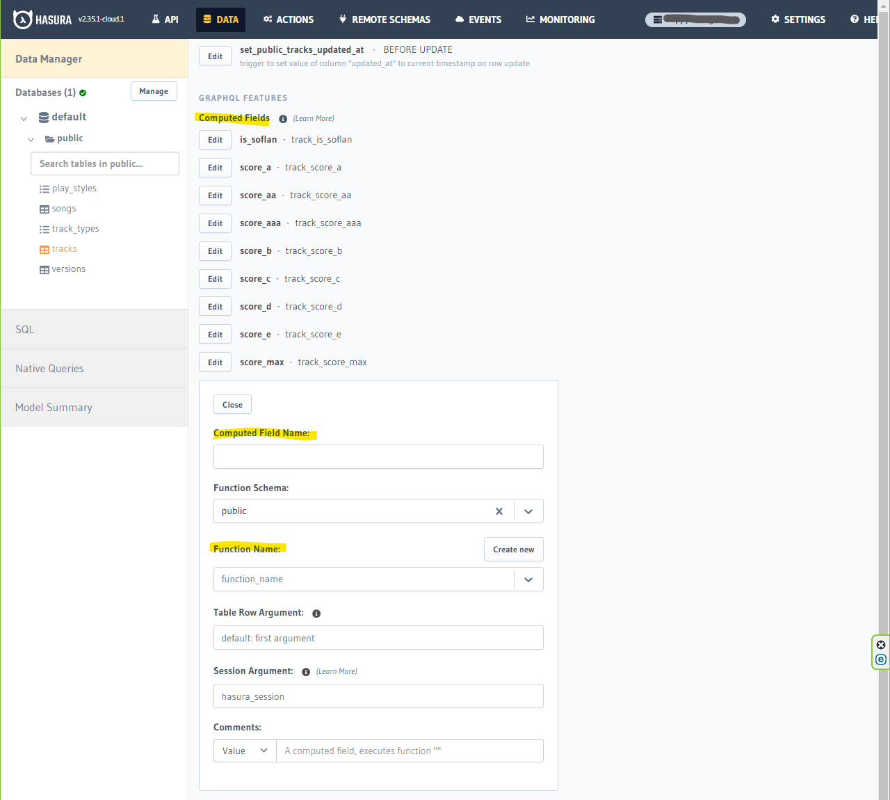 Hasira Api hasuraでWebAPIを作る