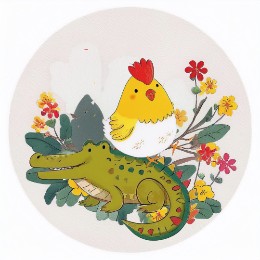 ニワトリとワニ