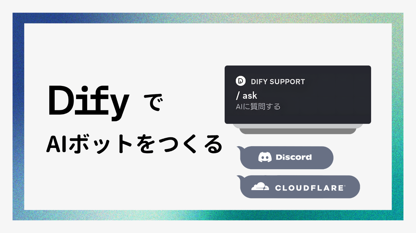 Dify x Discord x Cloudflare