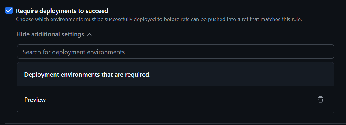 Rulesets