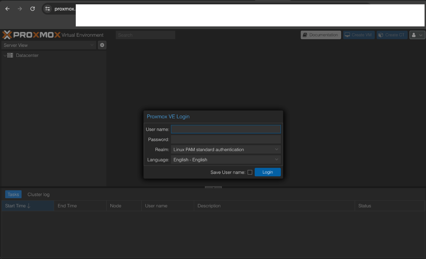 proxmox from internet