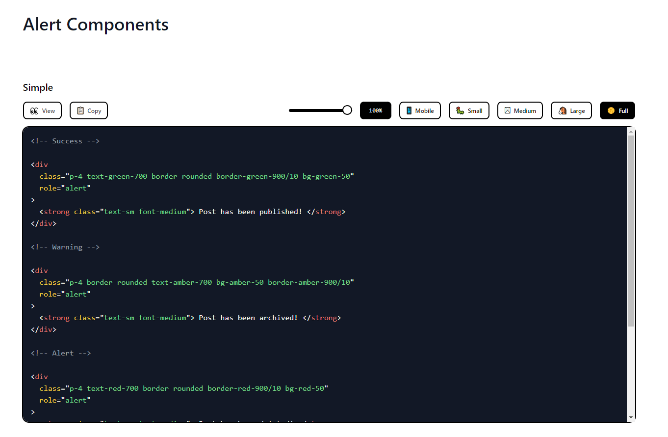 HyperUIでTailwindCSSの当て方を学ぶ