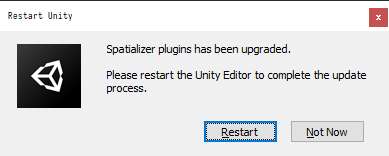 After update Oculus Audio Spatializer