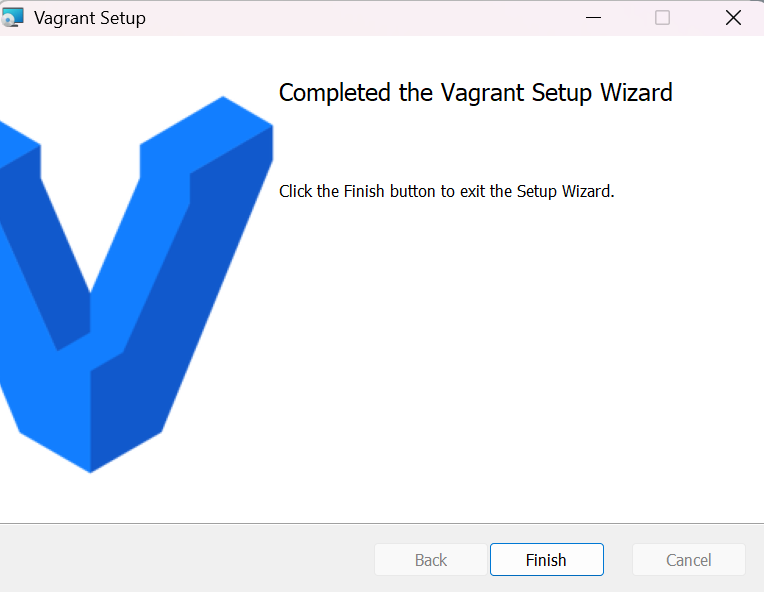 vaigrant-install完了