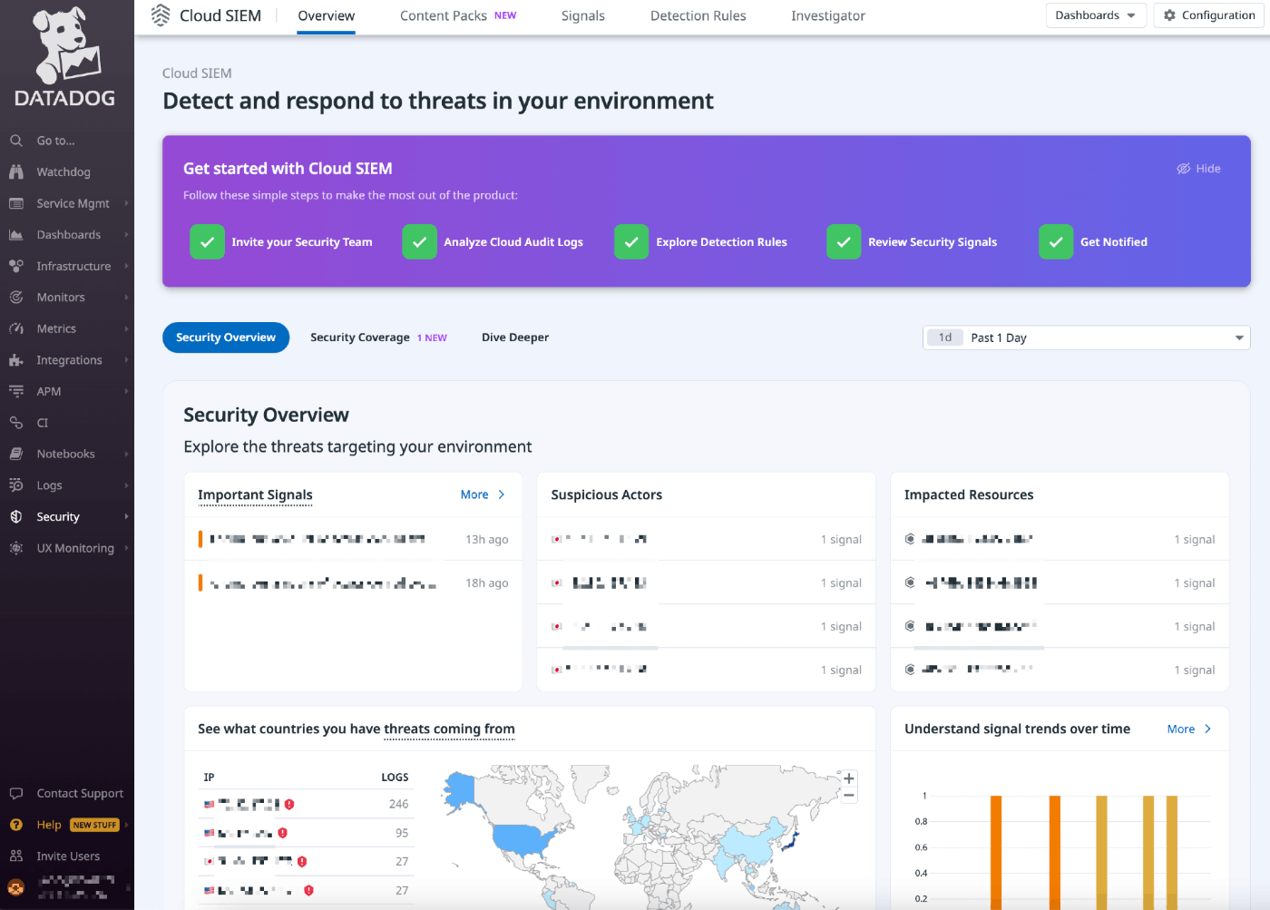 Detect and respond to threats in your environment