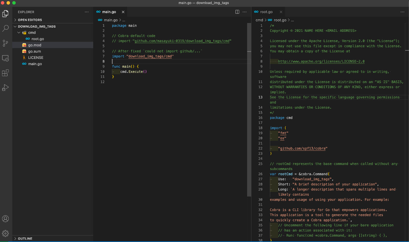 Goスクリプトを Cli で実行したい