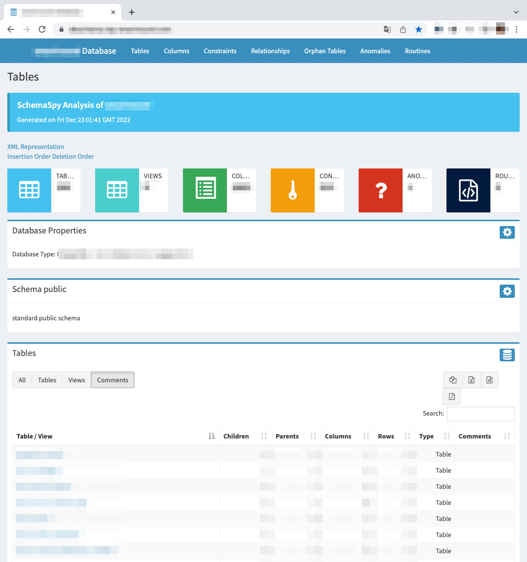 SchemaSpy