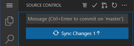 Sync Changeのボタン