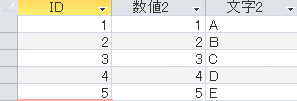 テーブル2