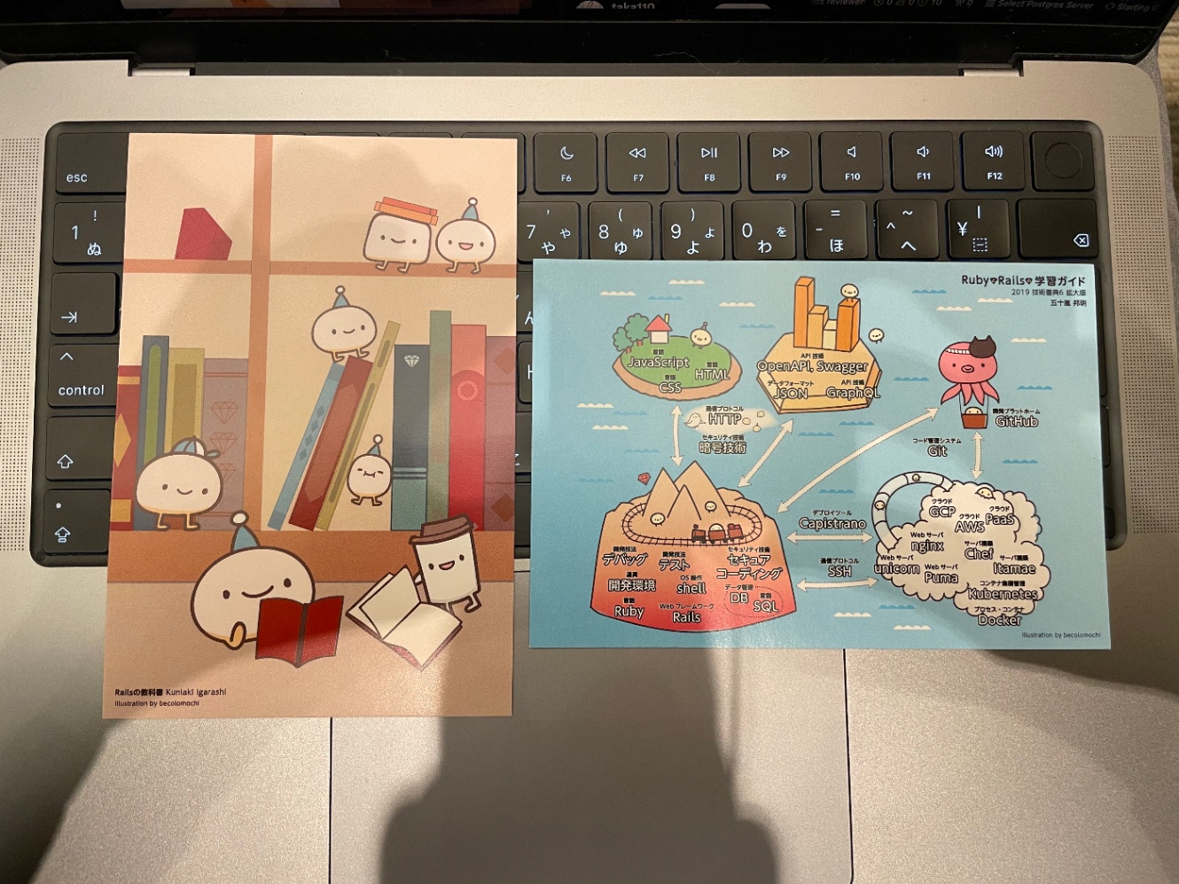五十嵐さんから頂いた２枚のポストカード