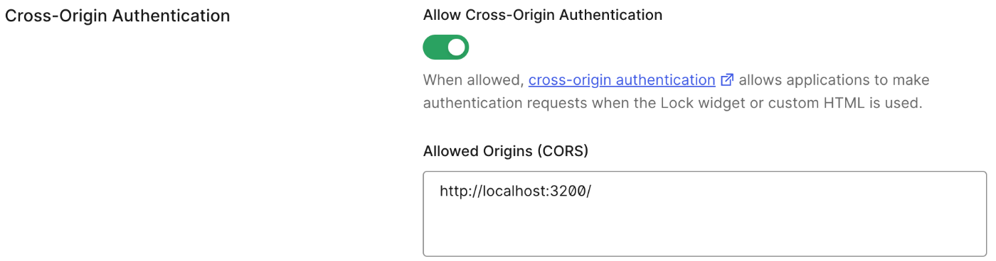 Auth0 Dashboard