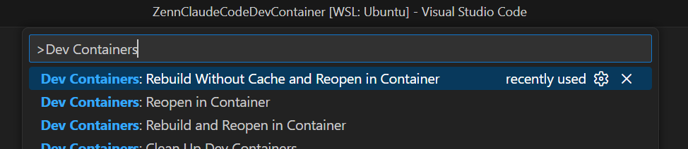 マイ Claude Code Dev Container デッキ