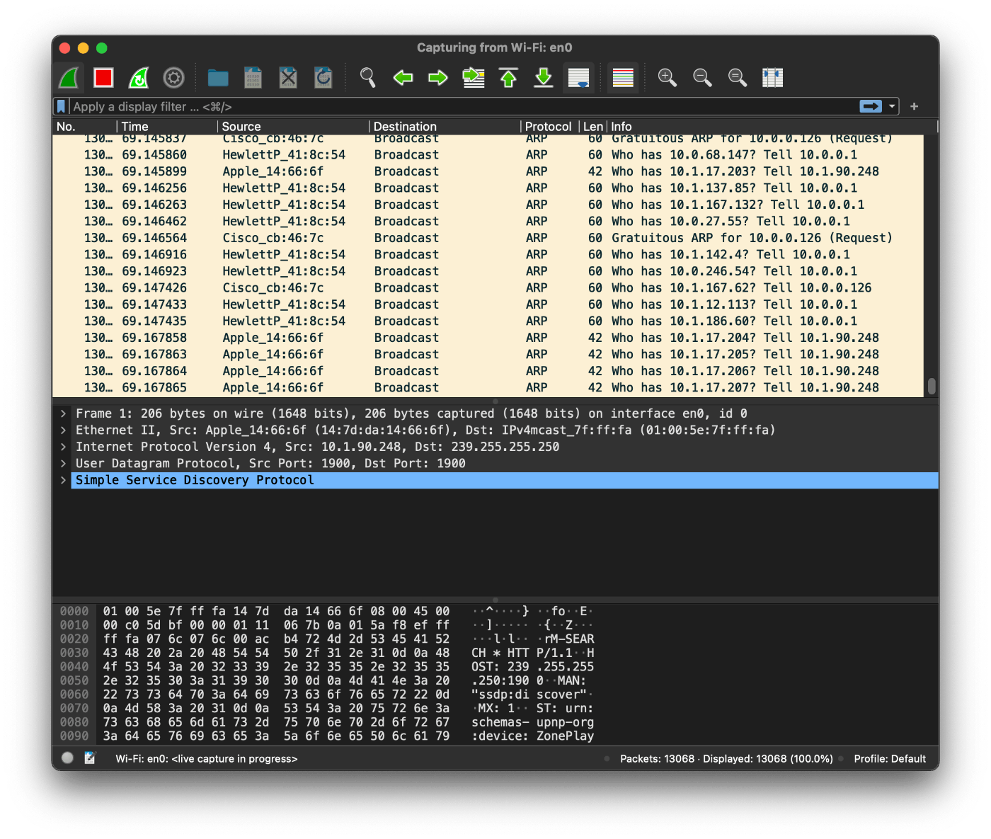 WireShark]管理者権限エラーでアクセスできない場合(forMac)