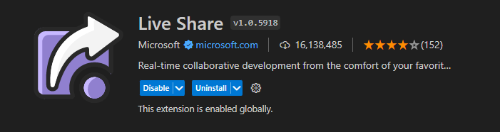 拡張機能の紹介画面
