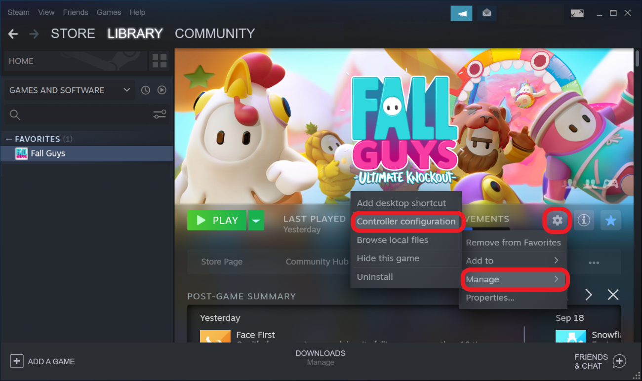 Steamでゲームパッドを使えるようにする